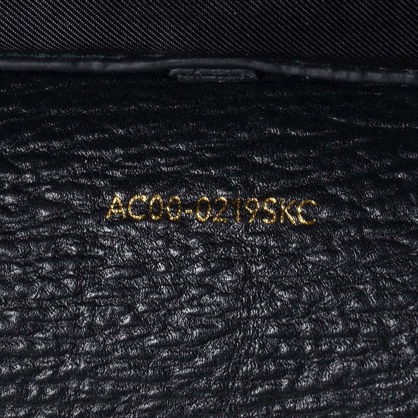 3.1 Shark Embossed Leather Pashli Messenger Black