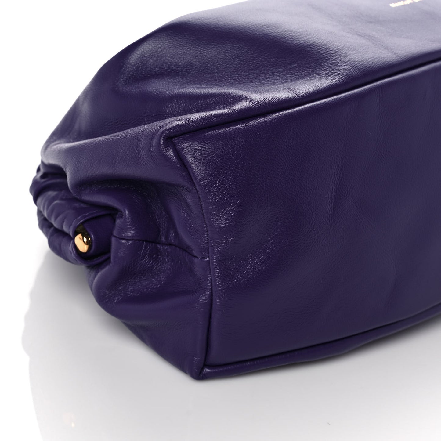 Lambskin Cloud Clutch Viola