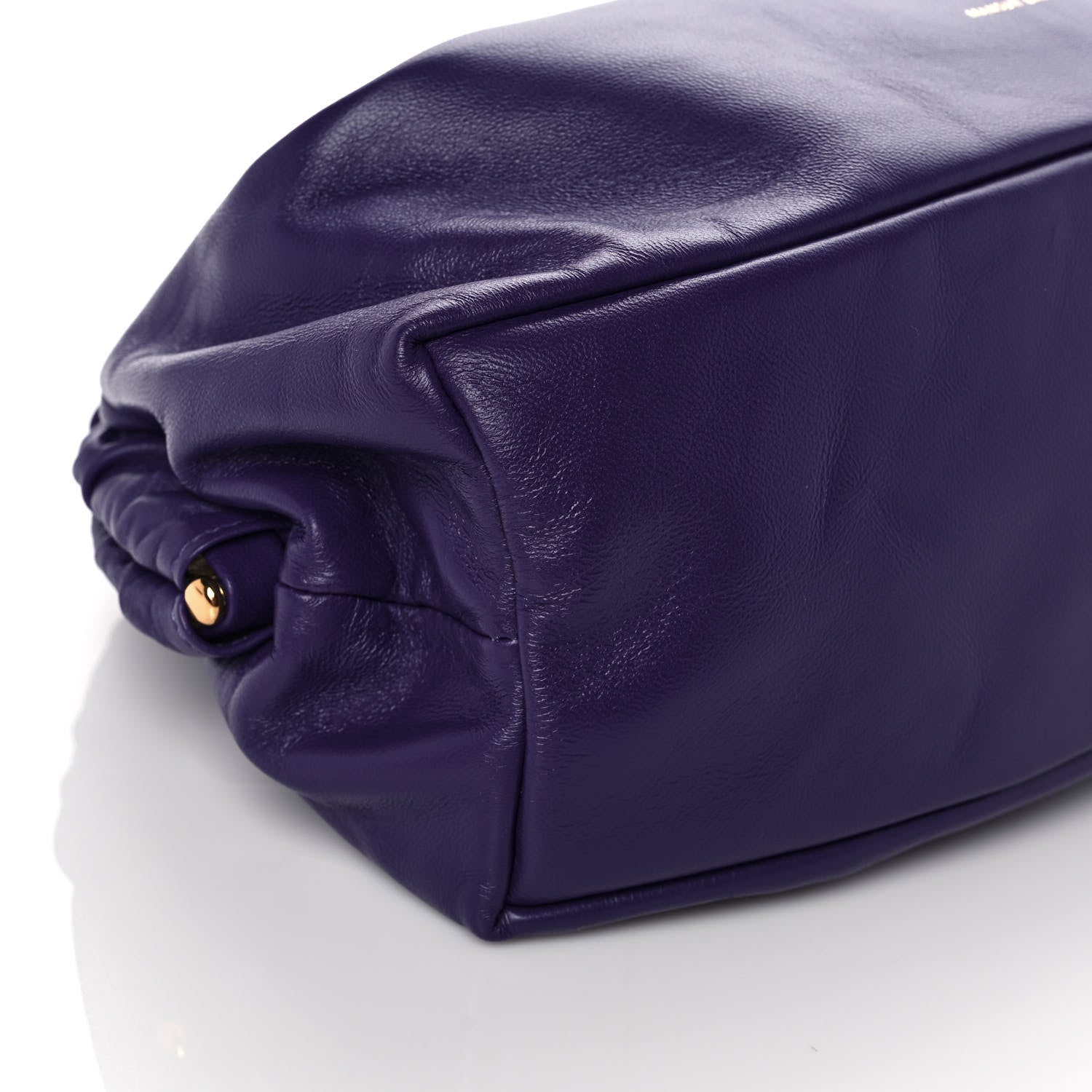 Mansur Gavriel Lambskin Cloud Clutch Viola 8 of 9