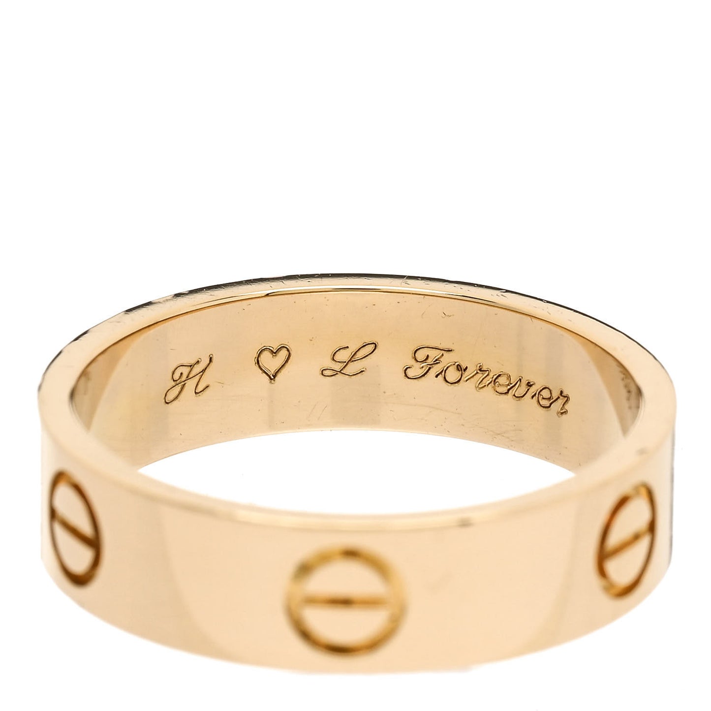 18K Yellow Gold 5.5mm LOVE Ring 59 8.75