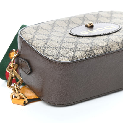 Gucci GG Supreme Monogram Web Neo Vintage Shoulder Bag Beige New Acero Crop 8 of 9
