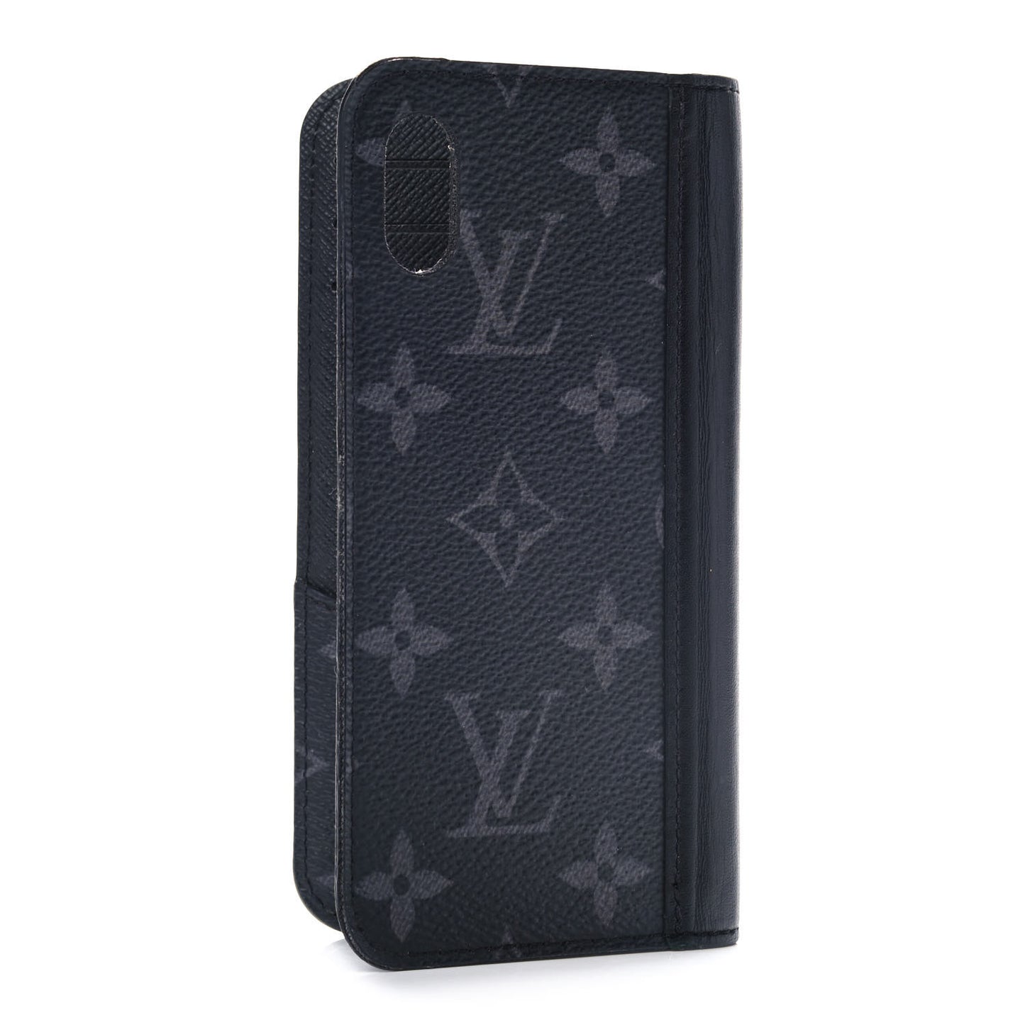 Monogram Eclipse iPhone XS Max Folio Case Black