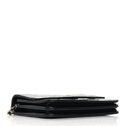 Chanel Caviar Quilted Square Wallet On Chain WOC Black 4 of 11