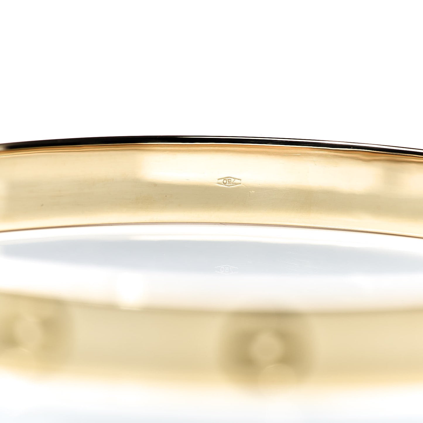 18K Yellow Gold LOVE Bracelet 17