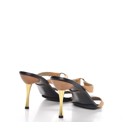 Gucci Calfskin Sandal Heels 37 Beige 4 of 9