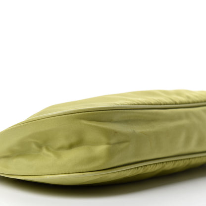 Prada Tessuto Nylon Chain Shoulder Bag Green 6 of 12