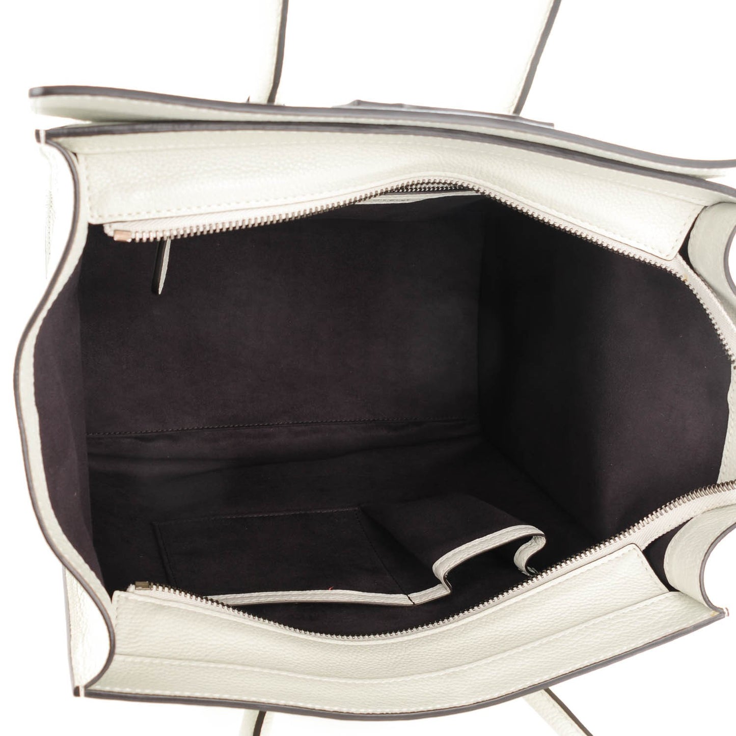 Drummed Calfskin Mini Luggage Lune
