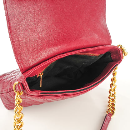 Marc Jacobs Lacquered Lambskin Quilted The Large Single Flap Red 8 of 8