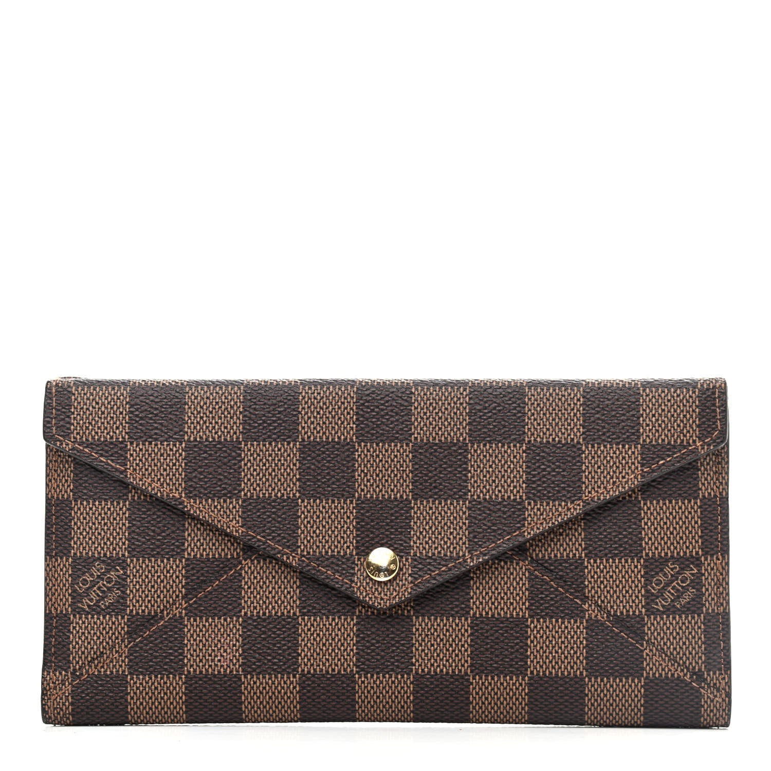 Louis Vuitton Damier Ebene Long Origami Wallet 1 of 7