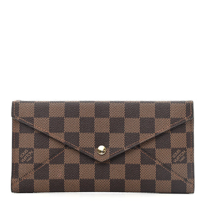 Louis Vuitton Damier Ebene Long Origami Wallet 1 of 7