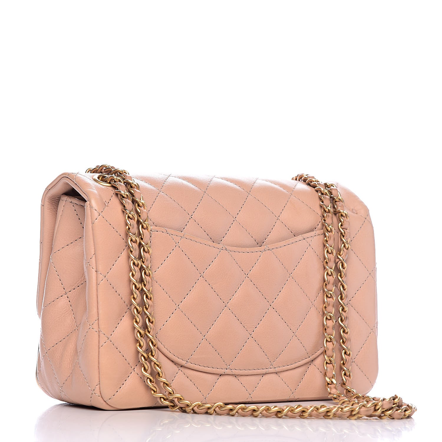 Chanel Calfskin Quilted Mini Rock The Corner Flap Pink 3 of 13