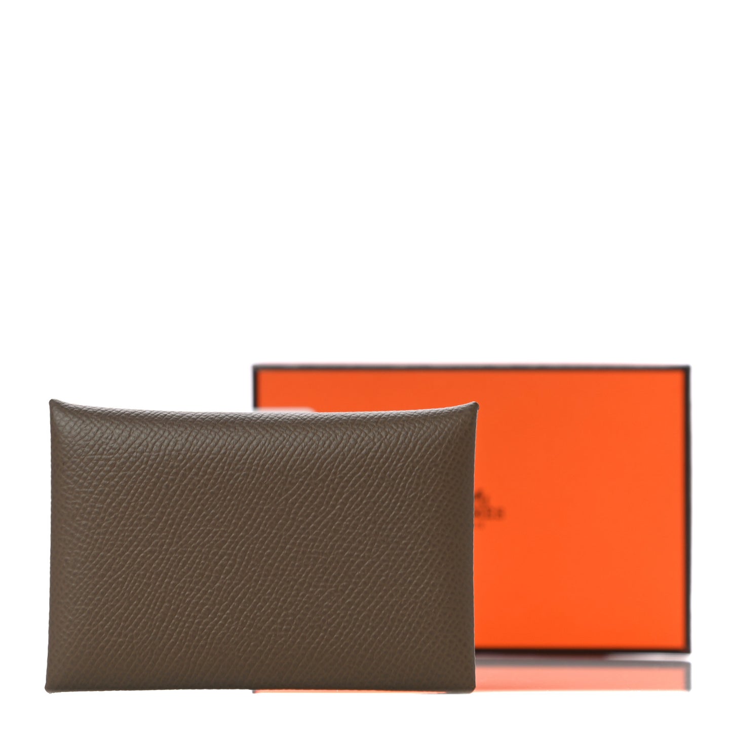 Epsom Calvi Card Case Etoupe