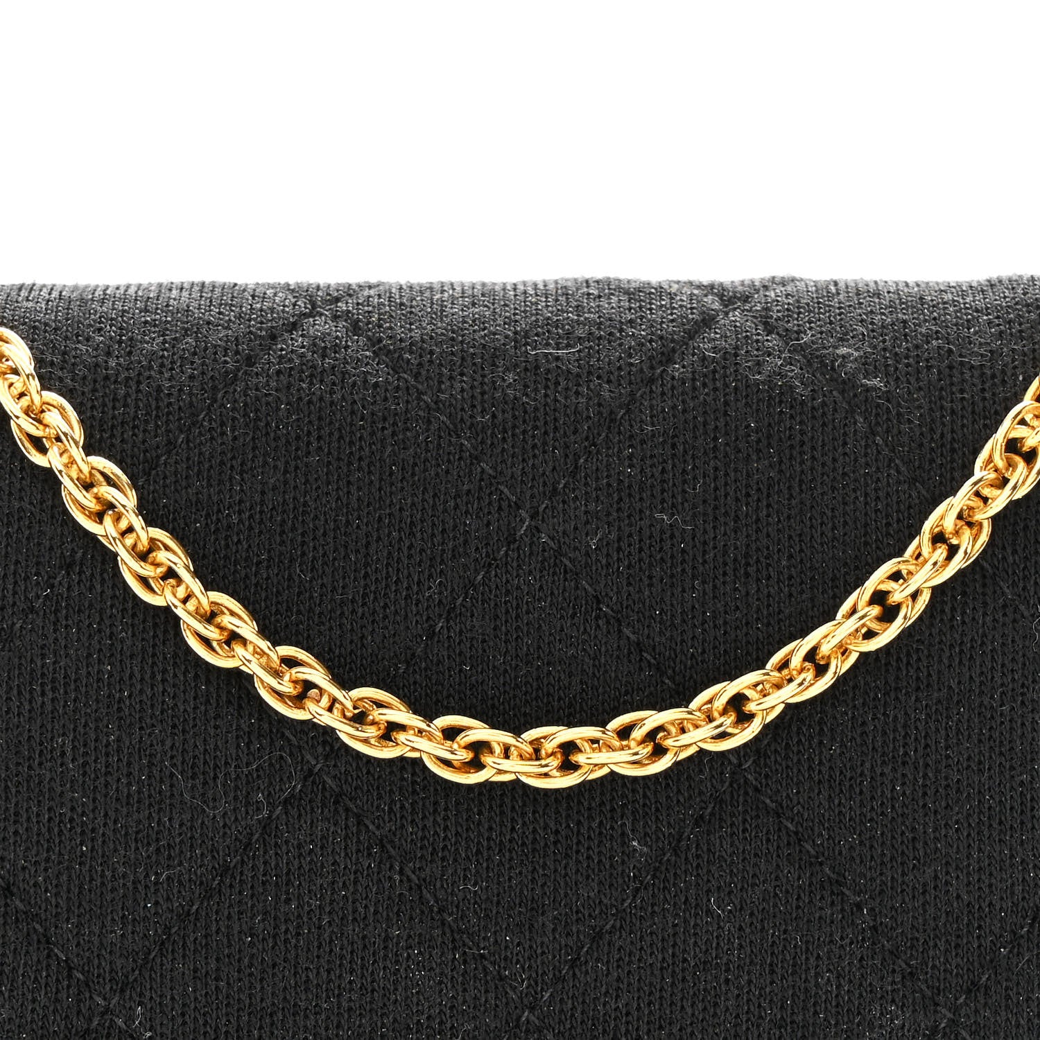 Chanel Jersey Quilted Mini Square Flap Black 9 of 12