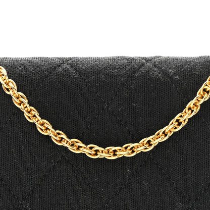 Chanel Jersey Quilted Mini Square Flap Black 9 of 12