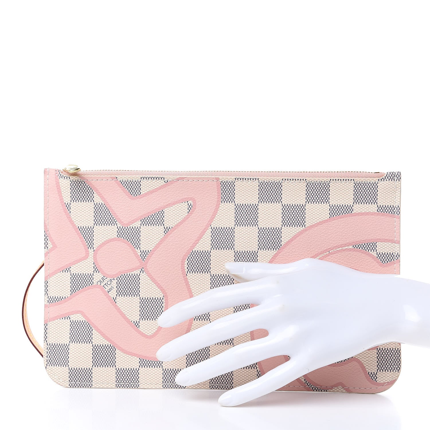 Louis Vuitton Damier Azur Tahitienne Neverfull MM GM Pochette 2 of 8