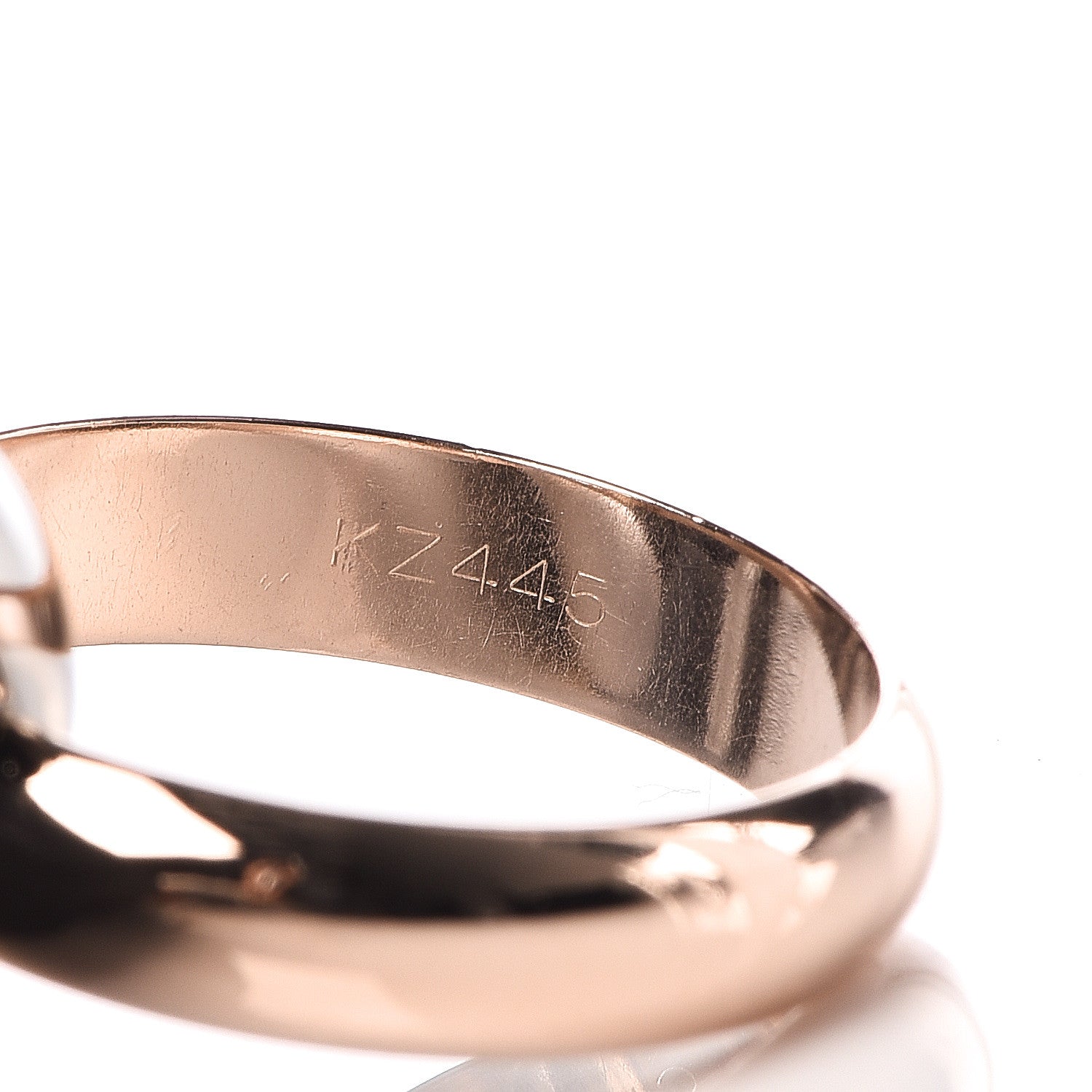 Cartier 18K Pink Yellow White Gold Large Trinity Ring 50 5.25 5 of 5