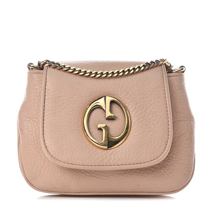 Gucci Dollar Calfskin Small 1973 Chain Shoulder Bag Camelia 1 of 12