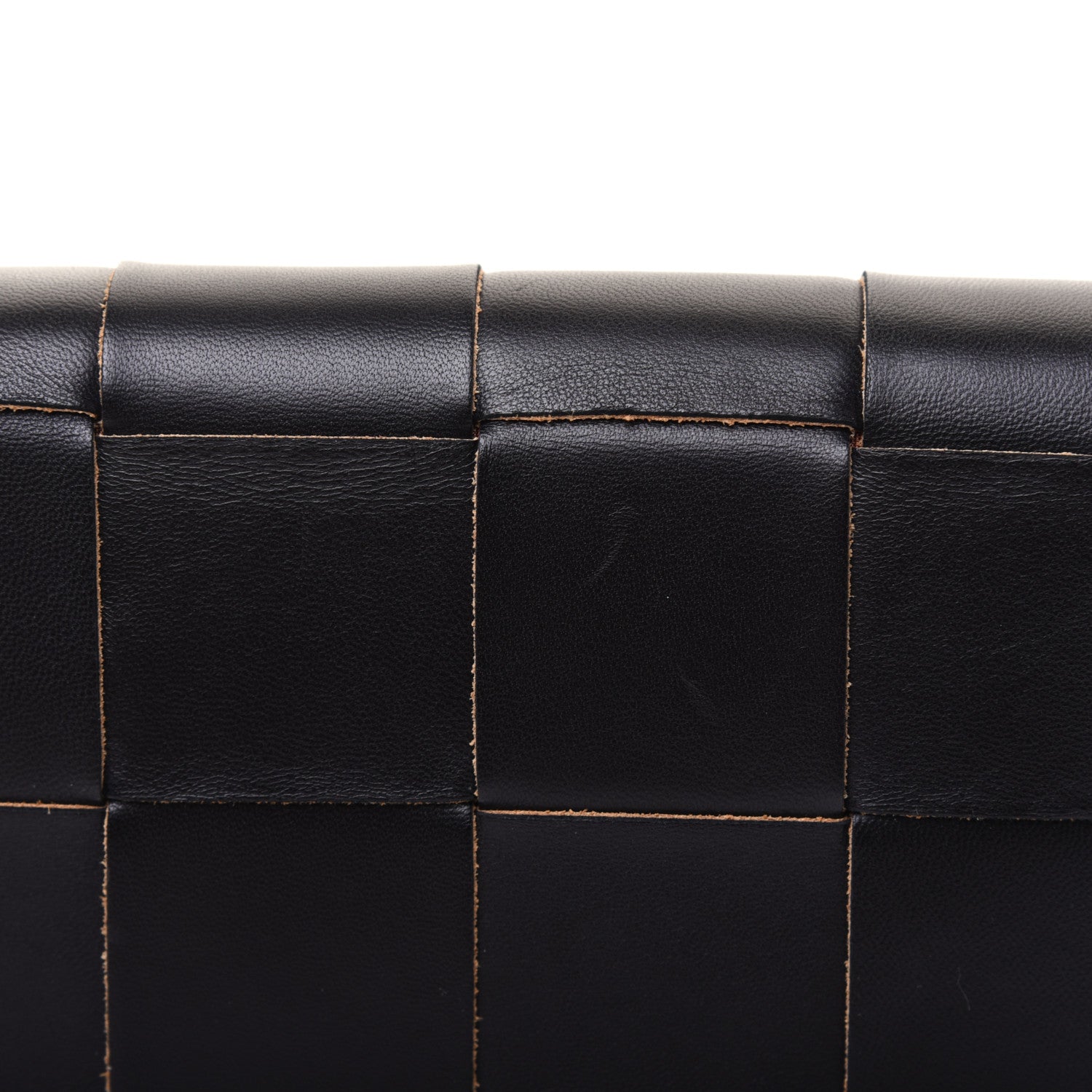 Bottega Veneta Lambskin Maxi Intrecciato Mini Cassette Crossbody Bag Black 16 of 18