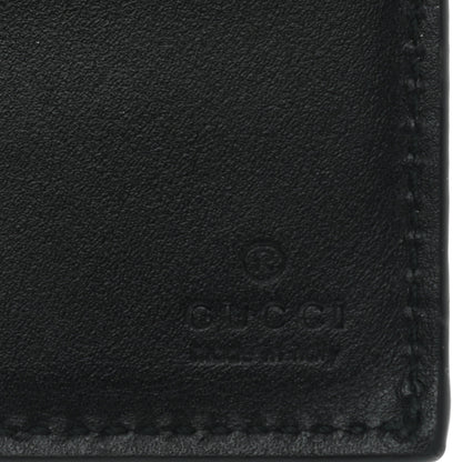 Gucci Calfskin GG Tennis Embossed Bi-Fold Wallet Black 6 of 9