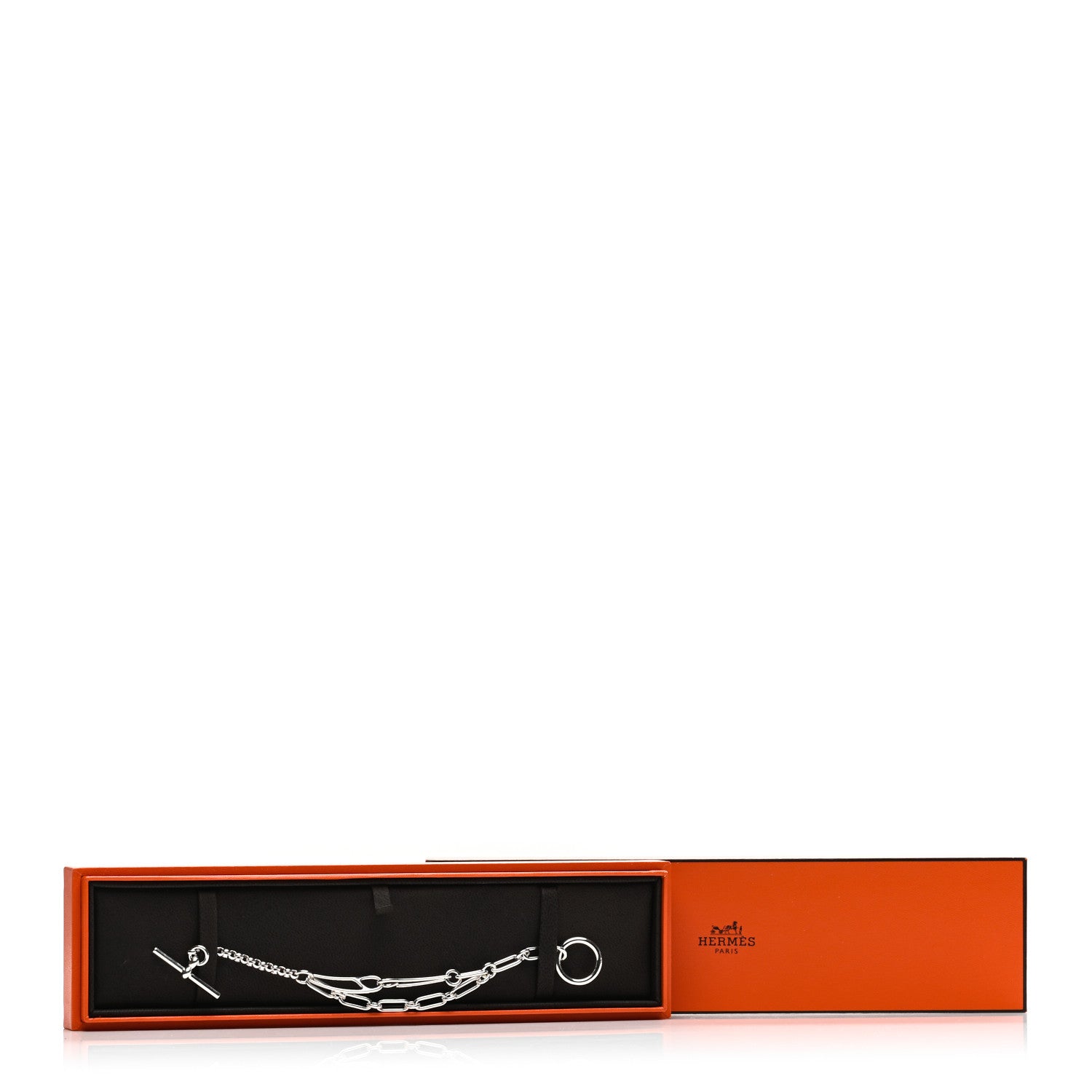 Hermes Sterling Silver Chaine d'Ancre Punk Bracelet SH 4 of 4