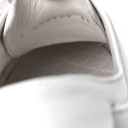Chanel Calfskin Gum Womens CC Sneakers 35 White 8 of 9
