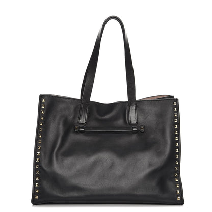 Valentino Garavani Nappa Medium Rockstud Soft Tote Black 1 of 14