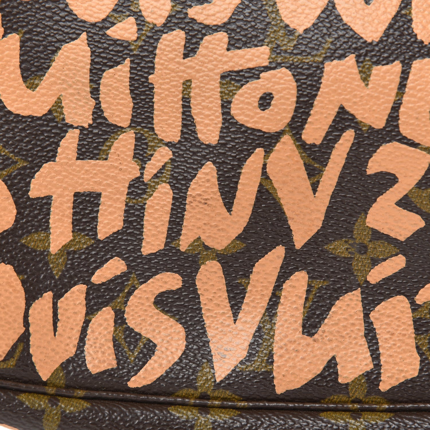 Louis Vuitton Monogram Graffiti Pochette Accessories Peach 11 of 11