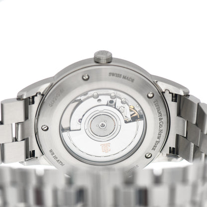 Tiffany Stainless Steel 40mm CT60 3-Hand Automatic Watch 4 of 5