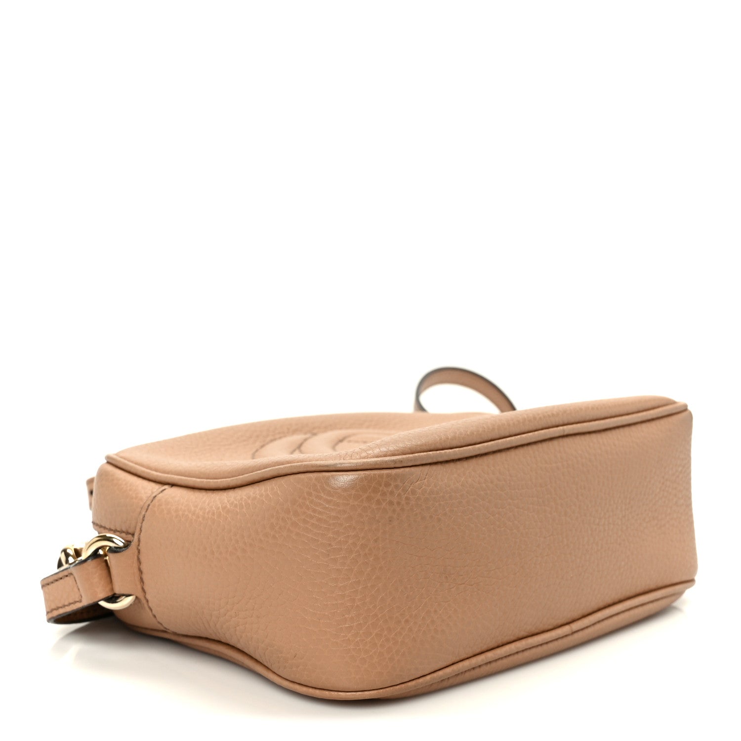 Gucci Pebbled Calfskin Small Soho Disco Bag Rose Beige 1869199