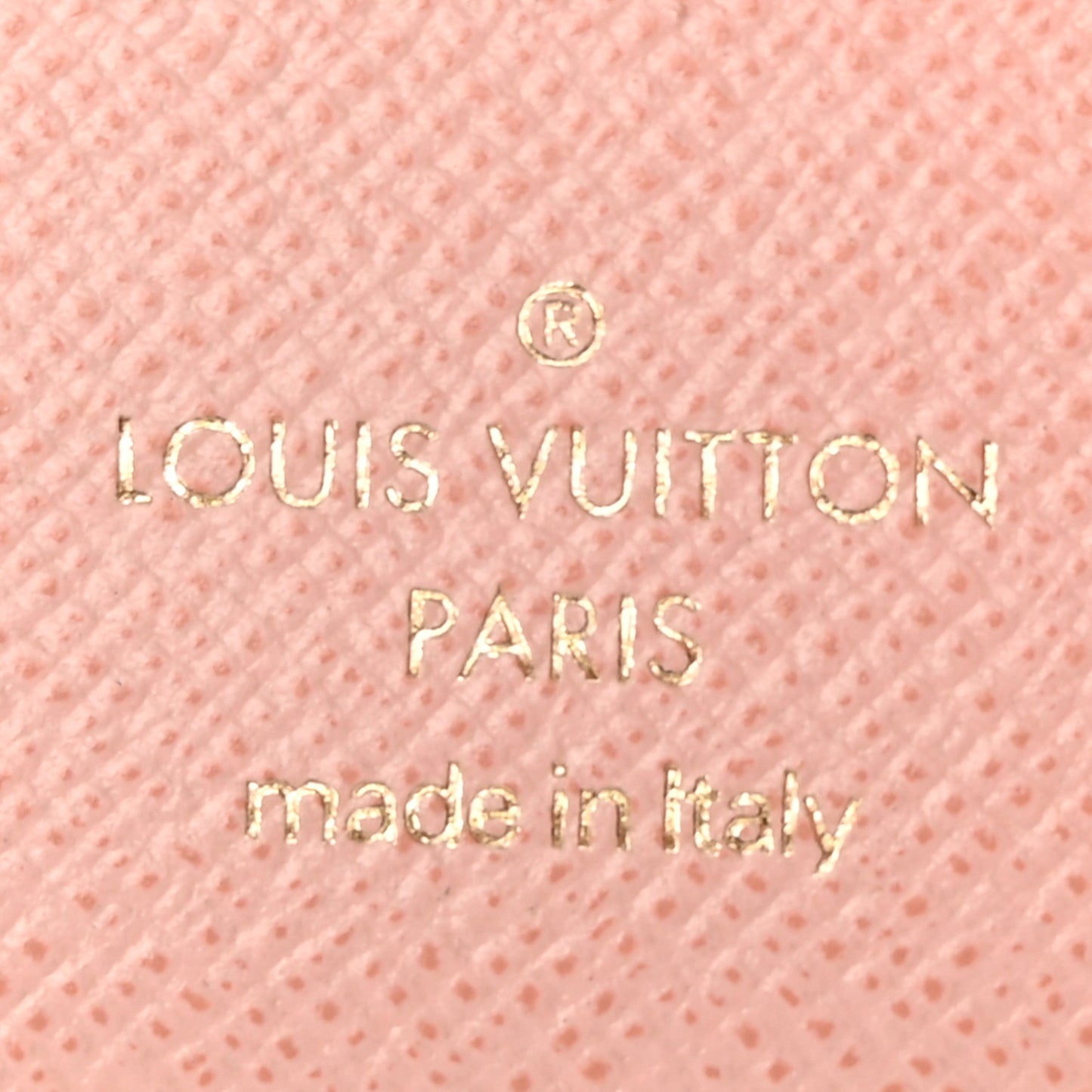 Damier Ebene Victorine Wallet Rose Ballerine