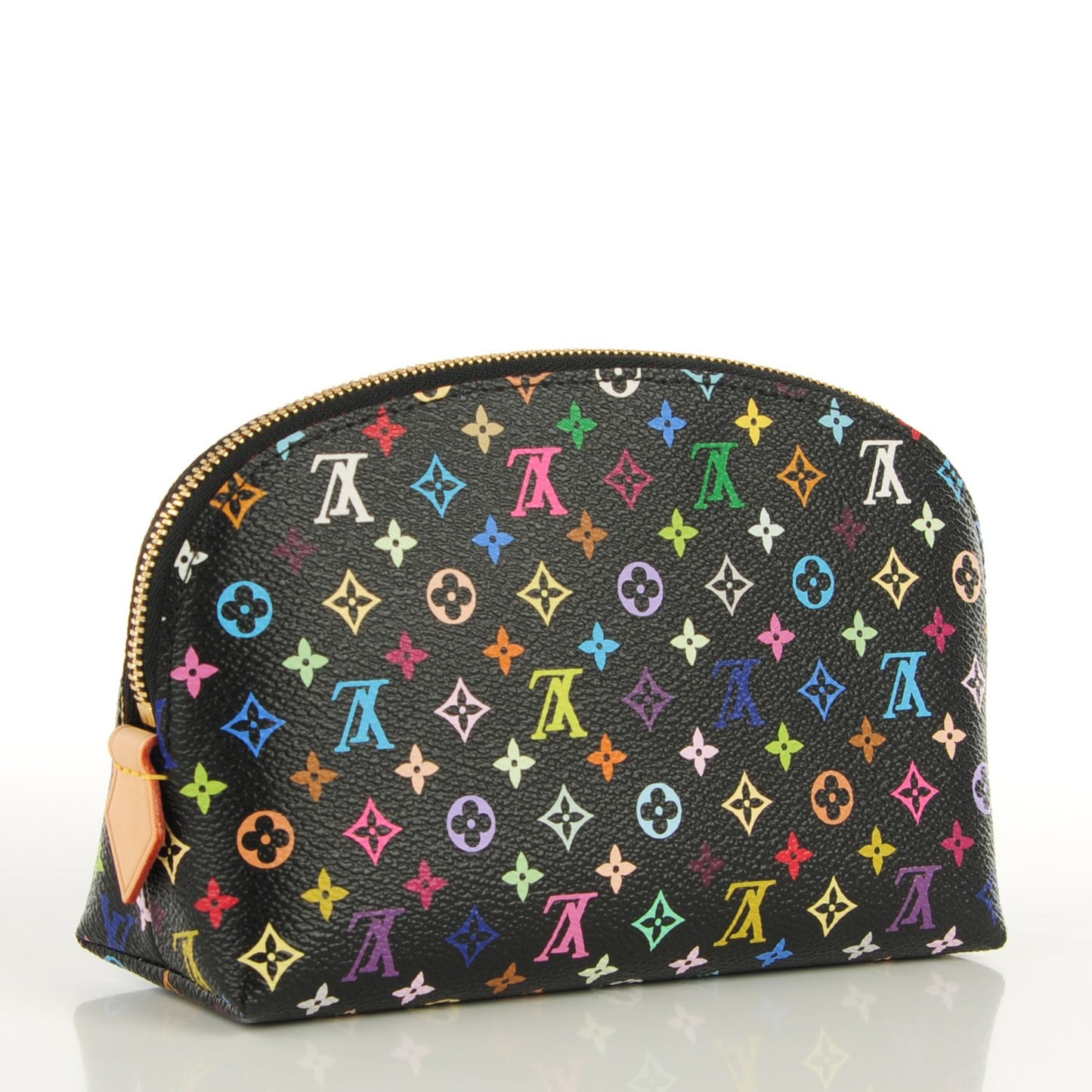 Monogram Multicolor Cosmetic Pouch Black Grenade