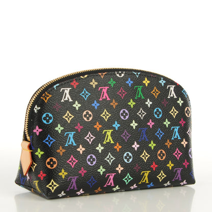 Louis Vuitton Monogram Multicolor Cosmetic Pouch Black Grenade 3 of 7
