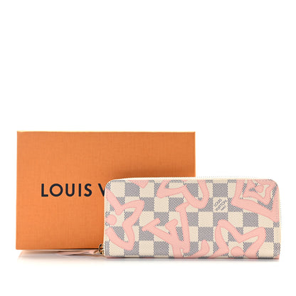 Louis Vuitton Damier Azur Tahitienne Clemence Wallet 9 of 9