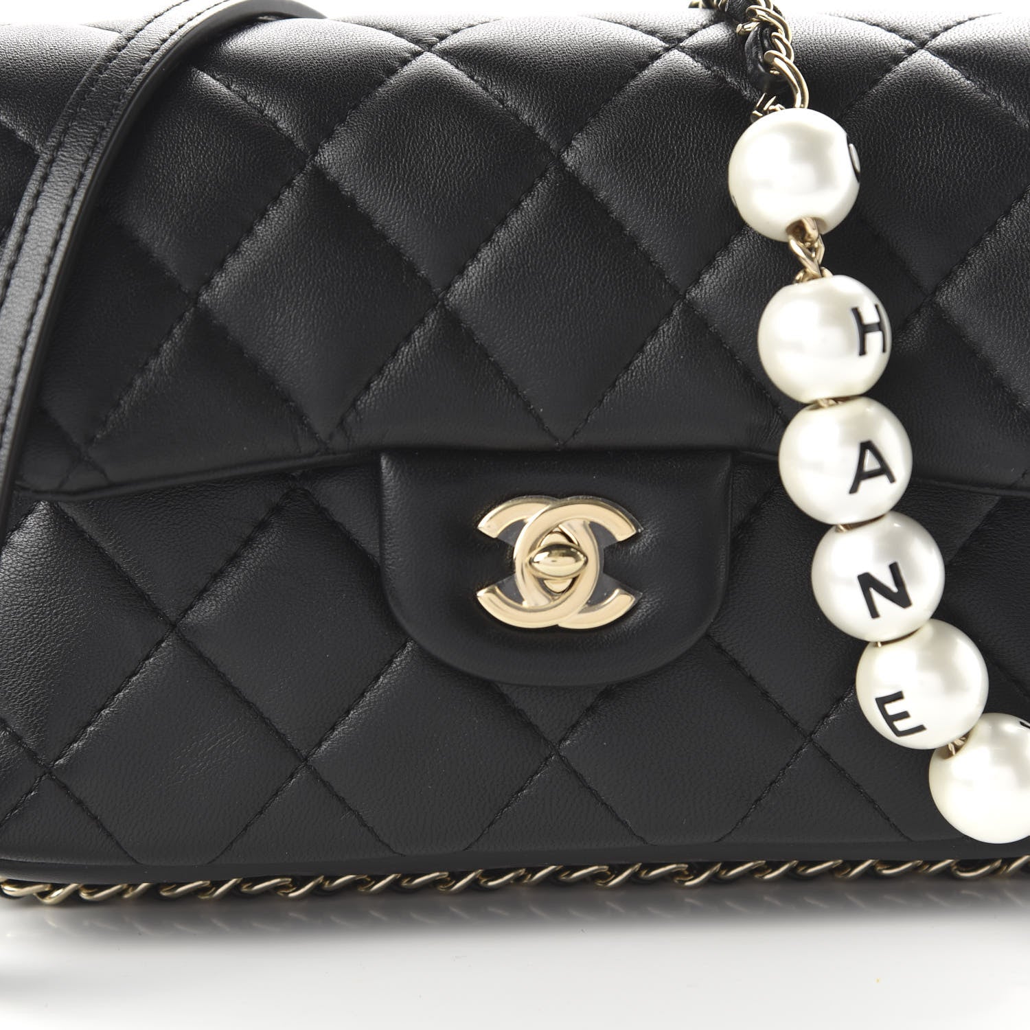 Chanel Lambskin Quilted Small My Precious Flap Black 10 of 11