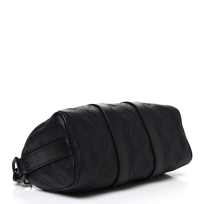 Louis Vuitton Monogram Taurillon Keepall Bandouliere 25 Black 4 of 10
