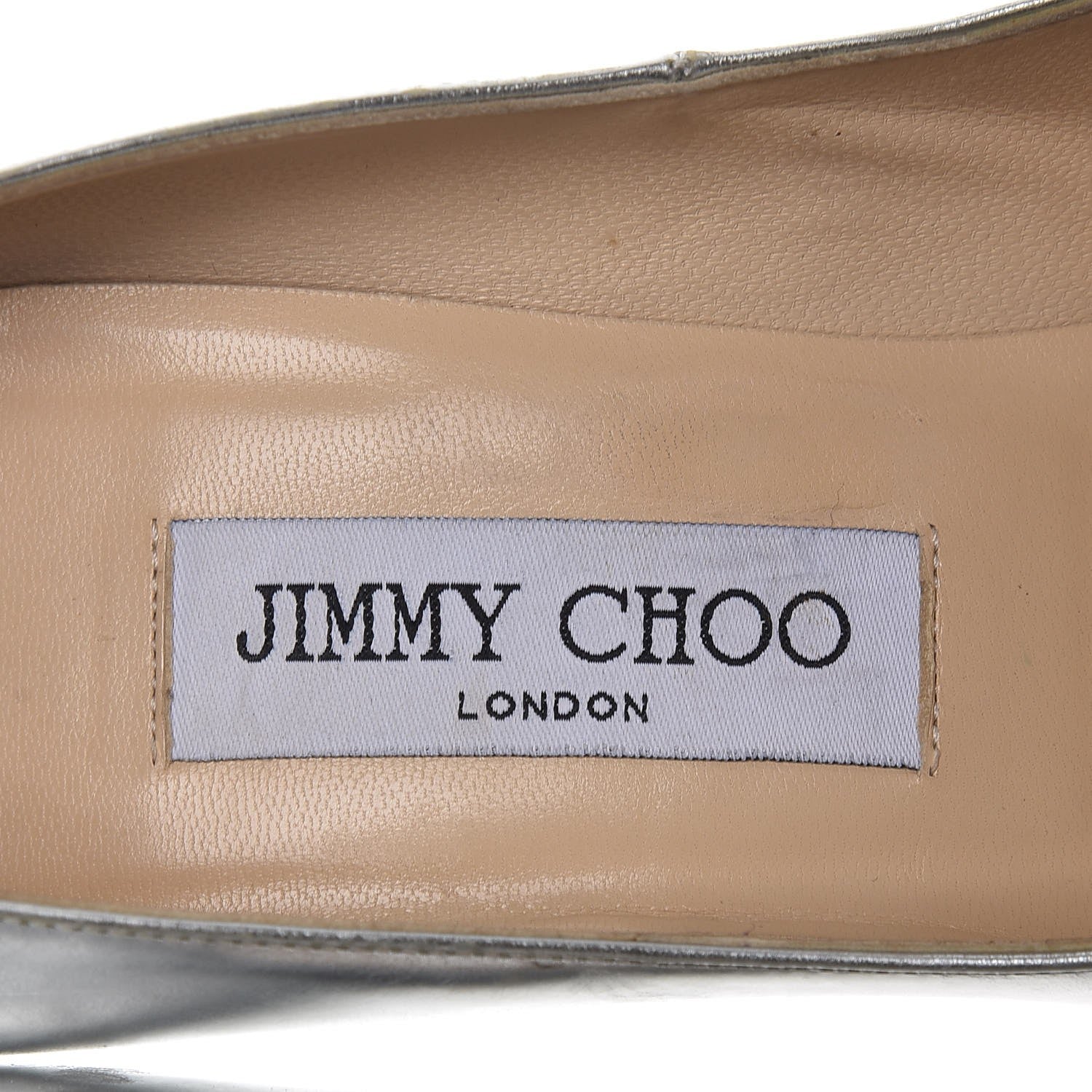 Jimmy Choo Mirror Calfskin Anouk 120 Pointed Toe Pumps 36 Silver 9 of 18