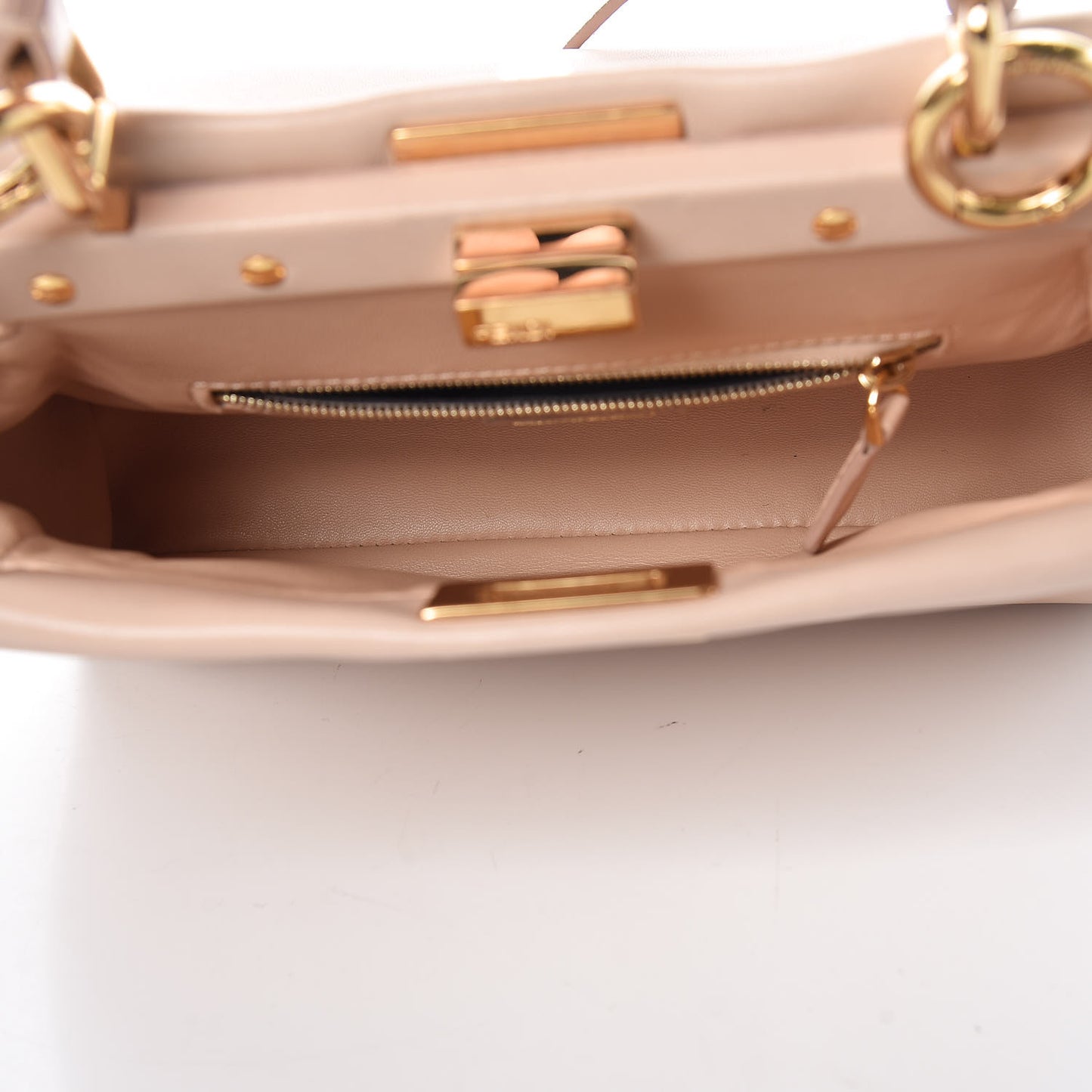 Nappa Mini Peekaboo Iconic Satchel Rosa Plaster