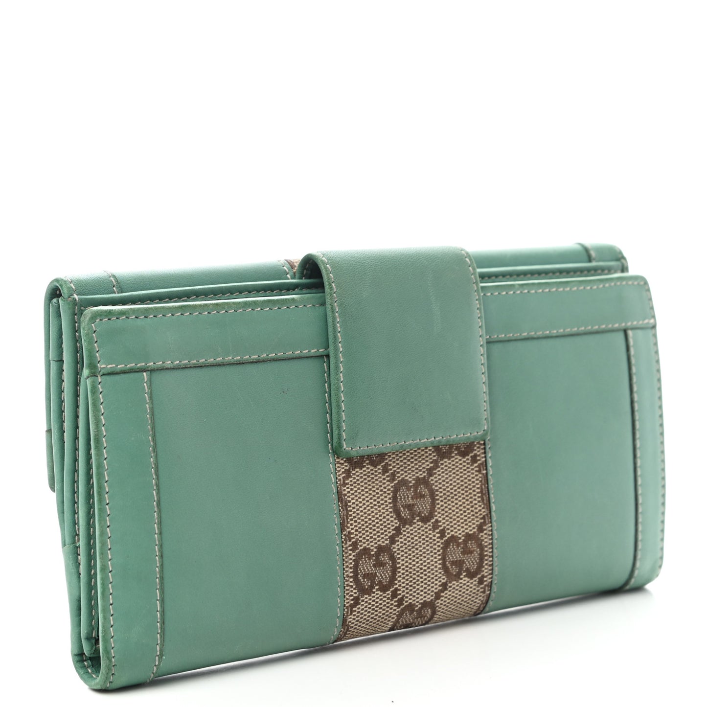 Calfskin Monogram Continental Wallet Green