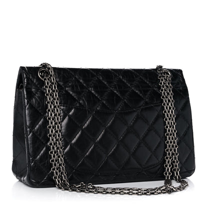 Chanel Aged Calfskin Quilted 2.55 Reissue 226 Flap Black 3 of 11