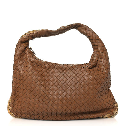 Bottega Veneta Nappa Intrecciato Medium Veneta Hobo Walnut Banane 1 of 9