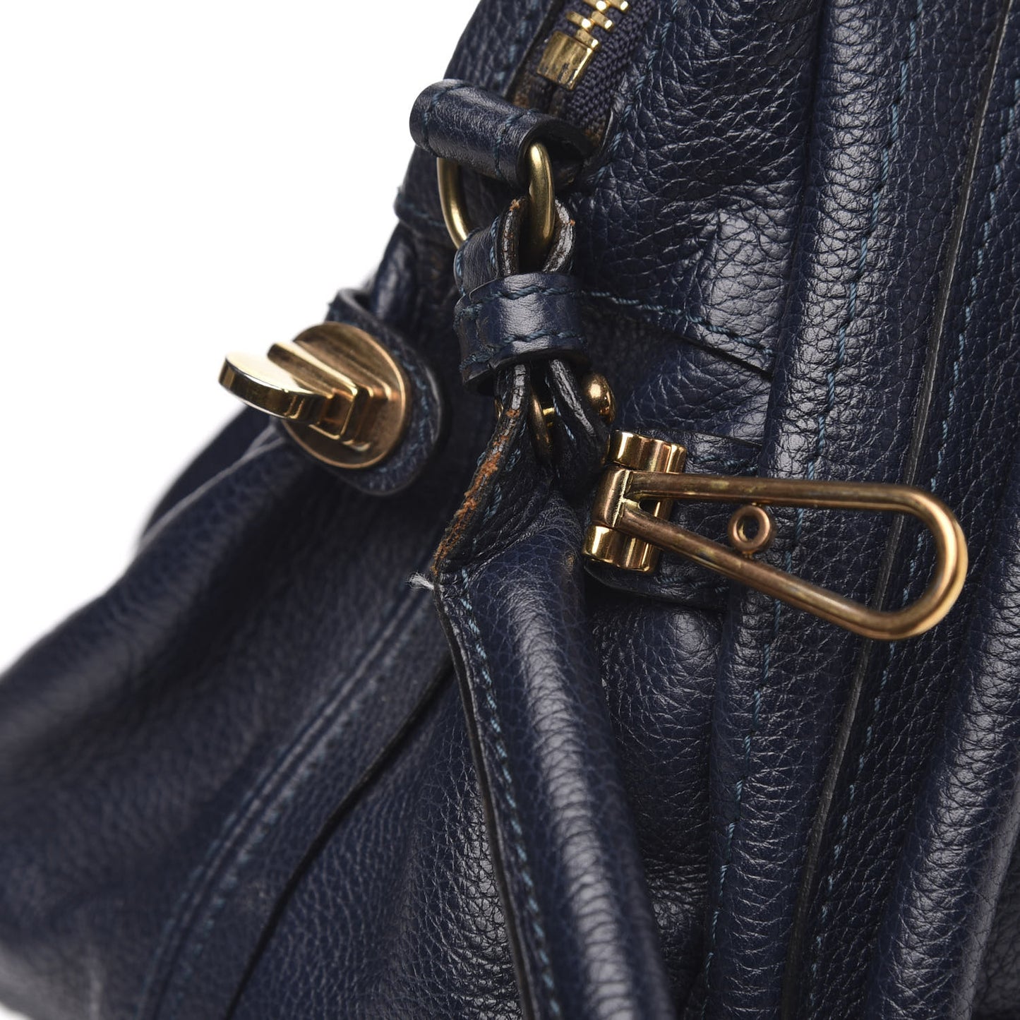 Calfskin Medium Paraty Peacock Blue