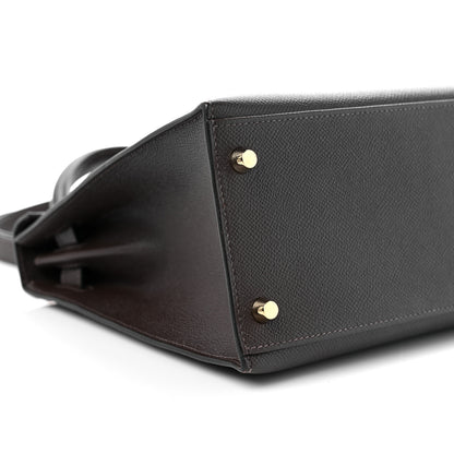 Hermes Epsom Kelly Sellier 28 Chocolate 8 of 10