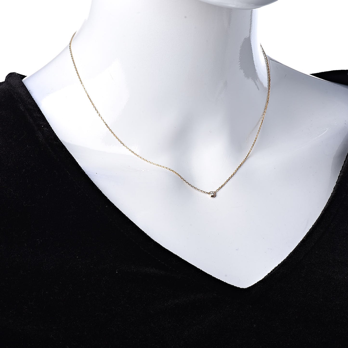 18K Pink Gold Diamond XS D'Amour Pendant Necklace