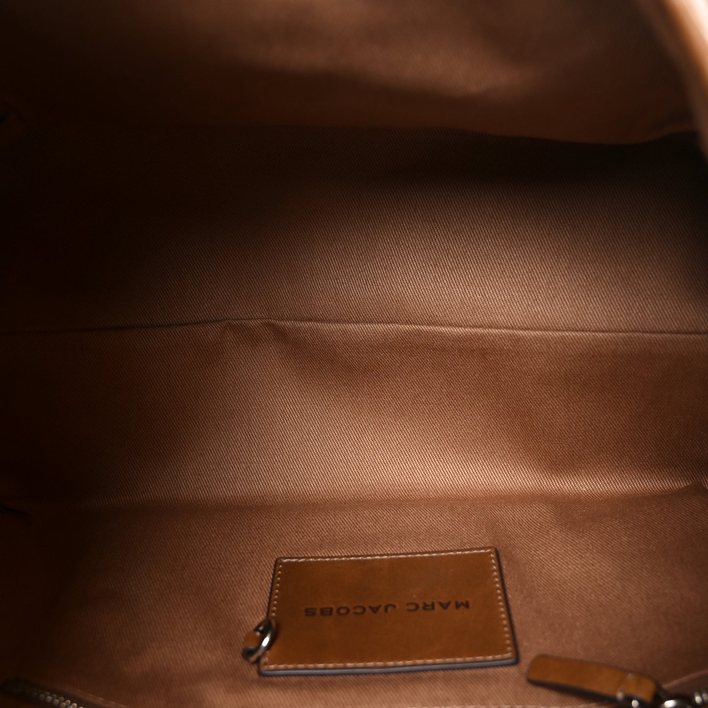 Calfskin Suede Patchwork The Sack Bag Brown Multicolor