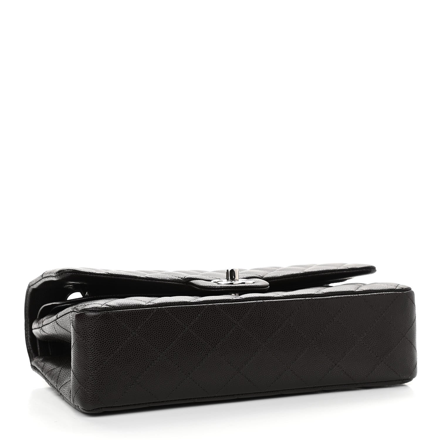 Chanel Caviar Quilted Medium Double Flap Black 4 of 12
