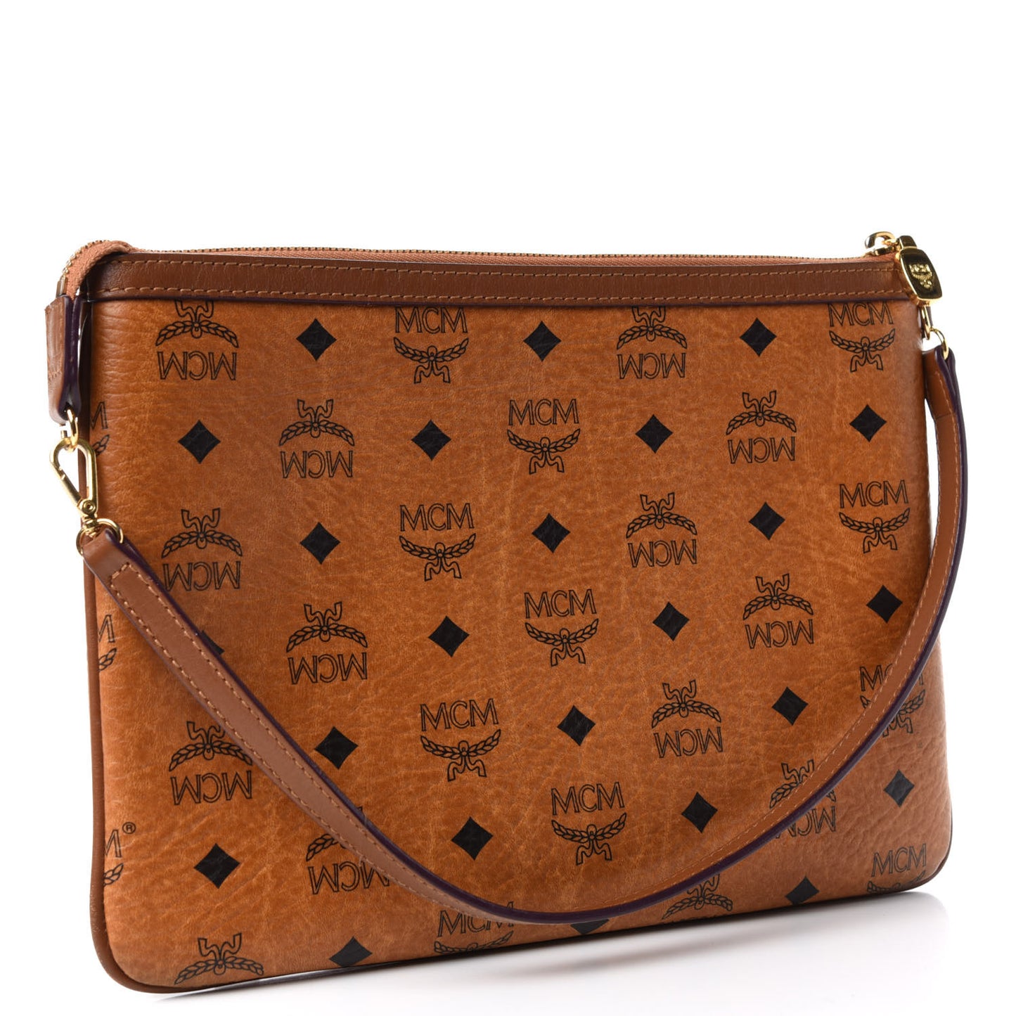 Visetos Liz Shopper Tote Pouch Cognac