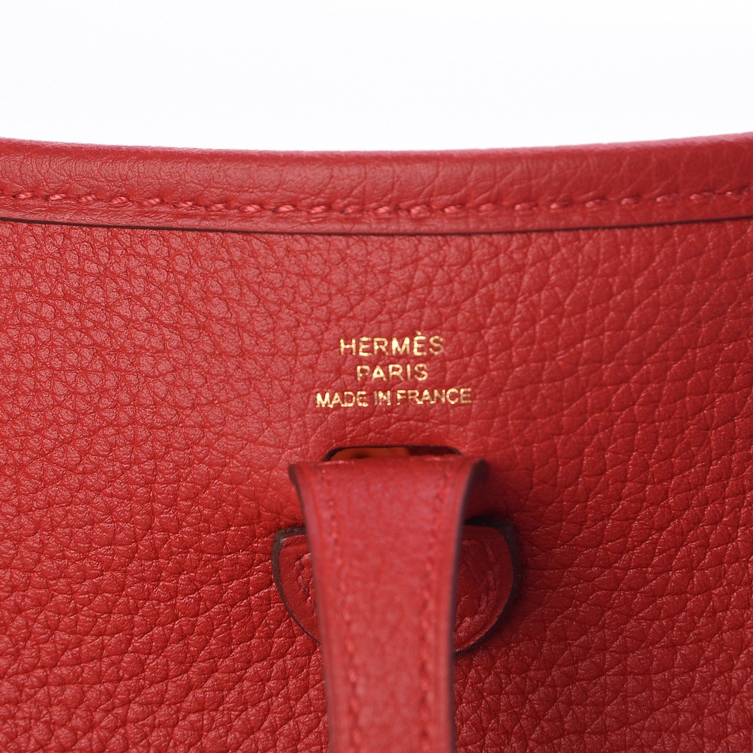 Hermes Taurillon Maurice Evelyne TPM Rouge Piment 6 of 11