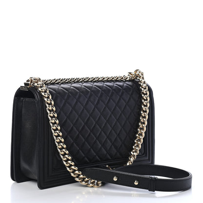 Chanel Caviar Quilted New Medium Boy Flap Black 2 of 5