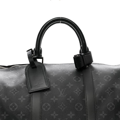 Louis Vuitton Monogram Eclipse Keepall Bandouliere 55 4 of 12