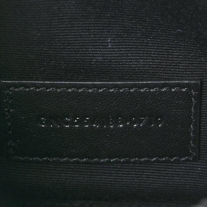 Saint Laurent Patent Glitter Leopard Monogram Zip Pouch Gold Black 6 of 6